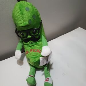 Fiesta Green Pickle Plush with Glasses